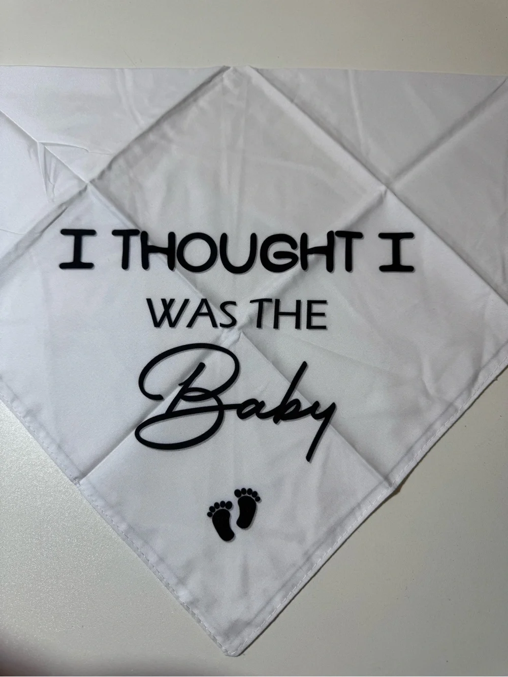 1 White & 1 Black Dog Bandana